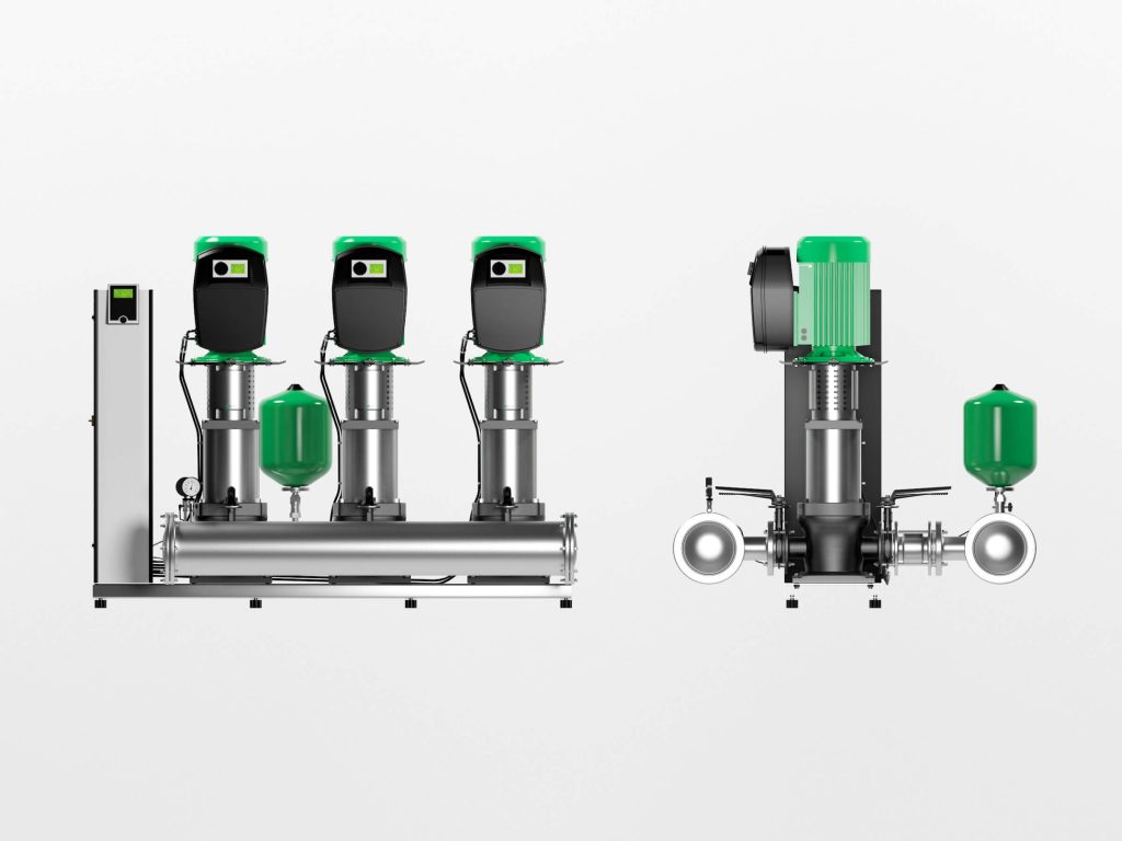 Wilo SiBoost Smart Helix VE – Cụm Tăng Áp Nước Thông Minh IE5